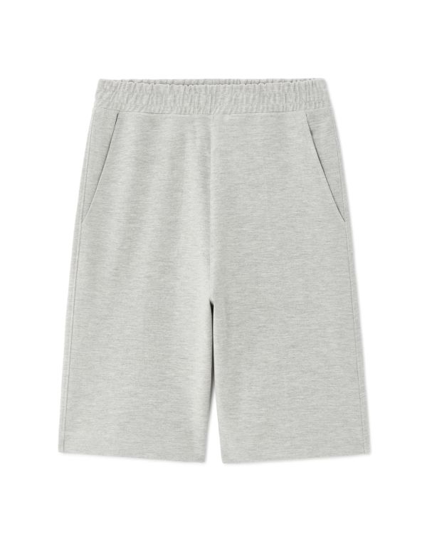 Short loose en interlock - gris