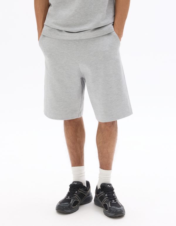 Short loose en interlock - gris