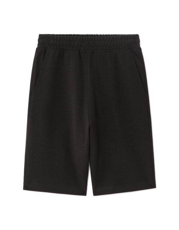 Short loose en interlock - noir