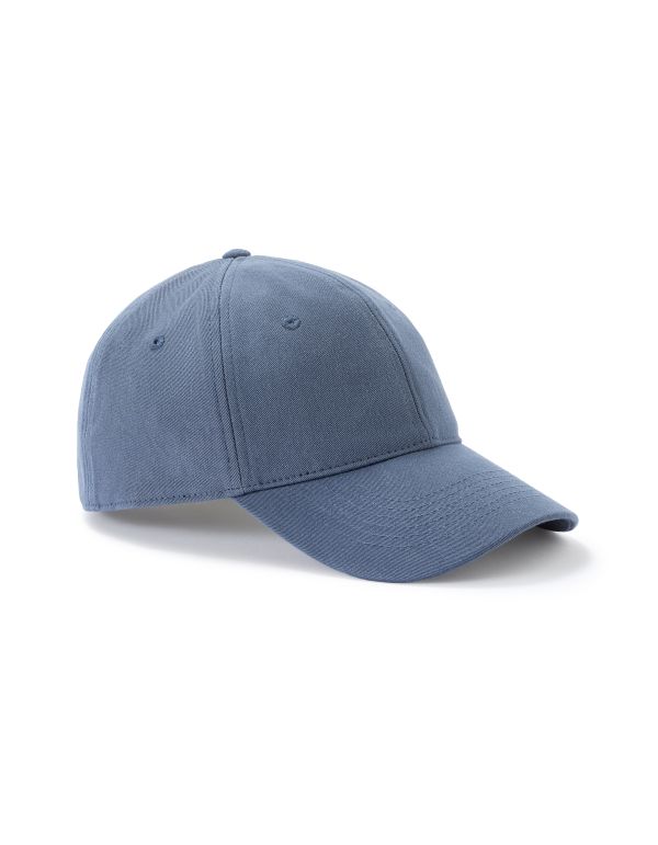 Casquette unie 100% coton - bleu