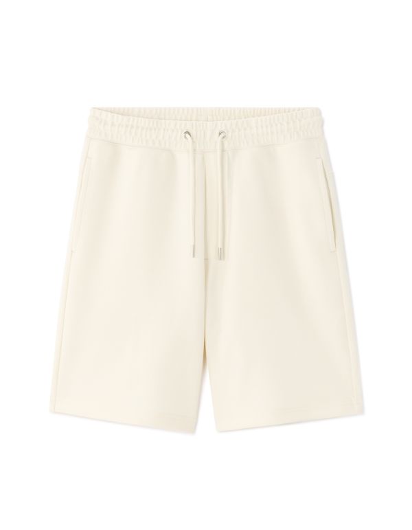 Bermuda en piqué - beige