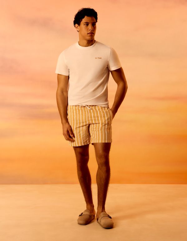 Saint-Tropez - Short de bain homme jaune