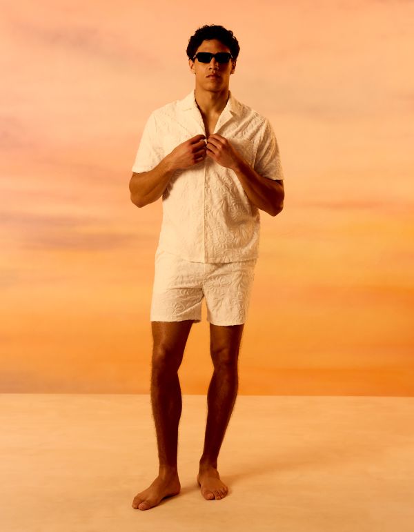 Saint-Tropez - Short homme blanc