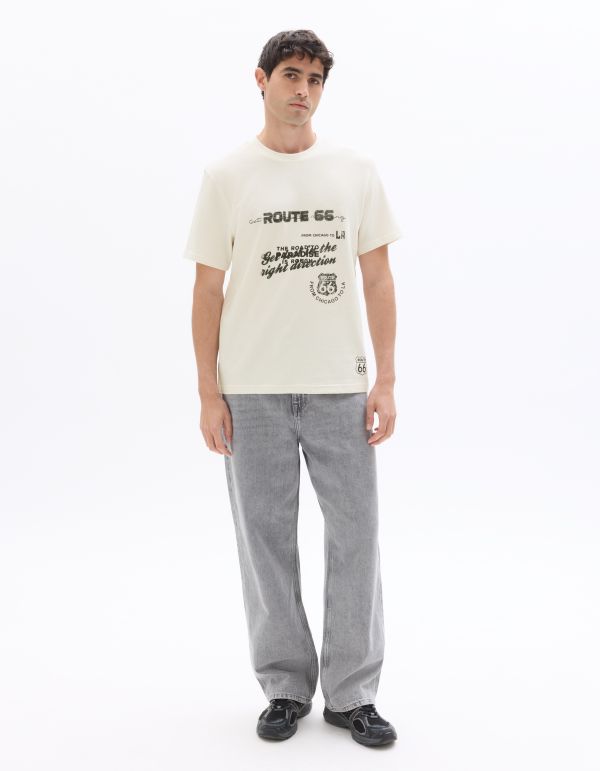 Route 66 - T-shirt blanc