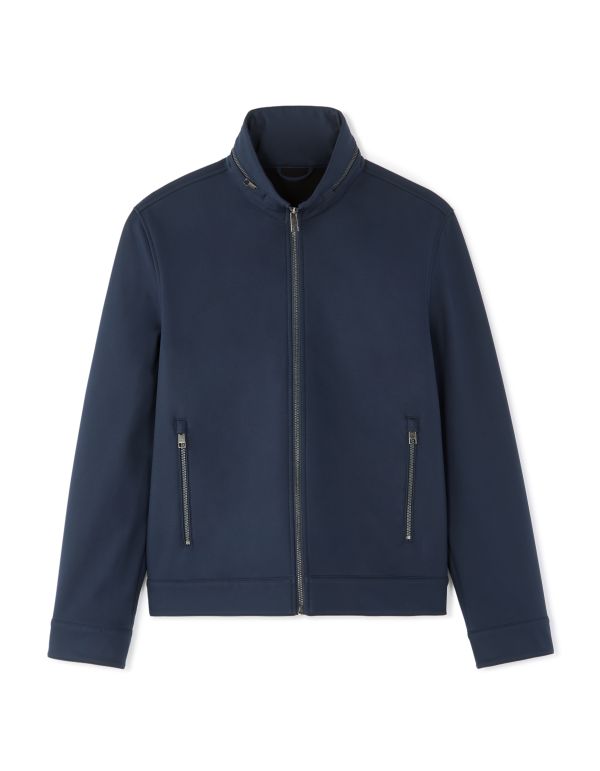 Blouson col montant déperlant et résistant - marine
