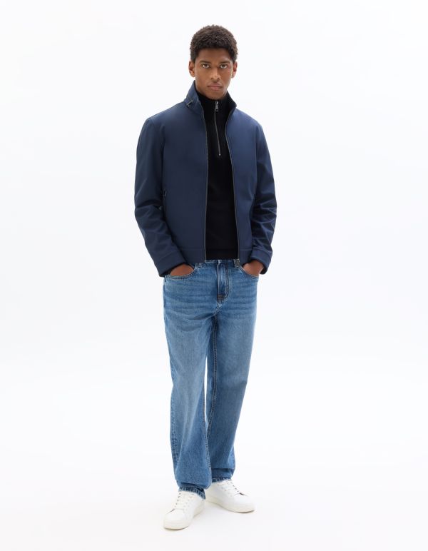 Blouson col montant déperlant et résistant - marine