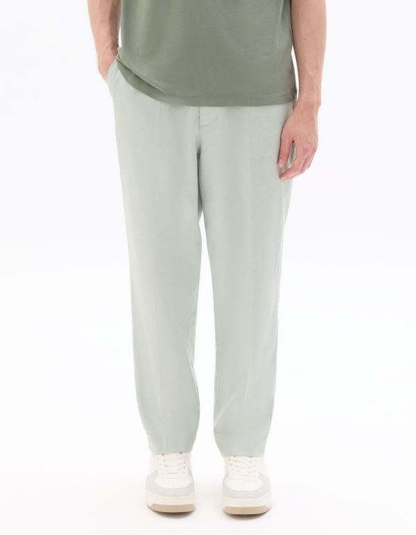 Pantalon chino 24H loose - vert