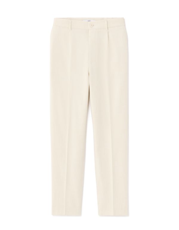 Pantalon chino 24H loose - blanc