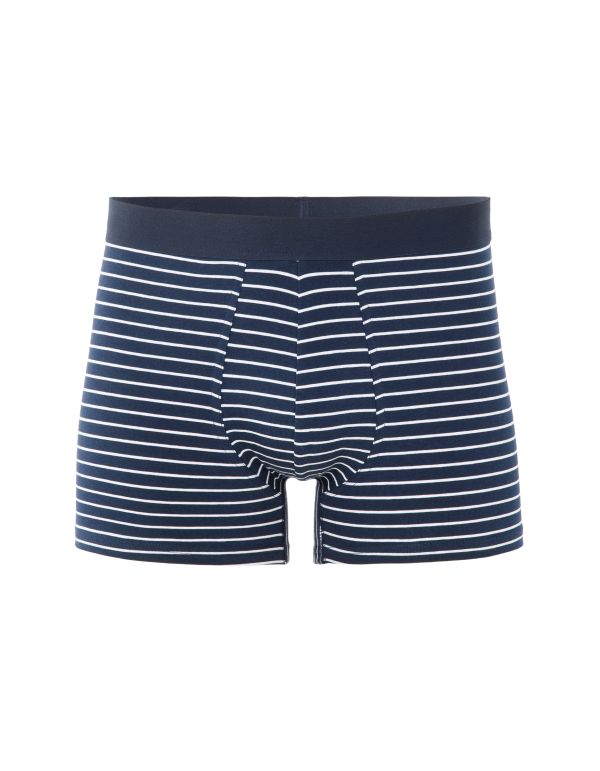Boxer à rayures - bleu