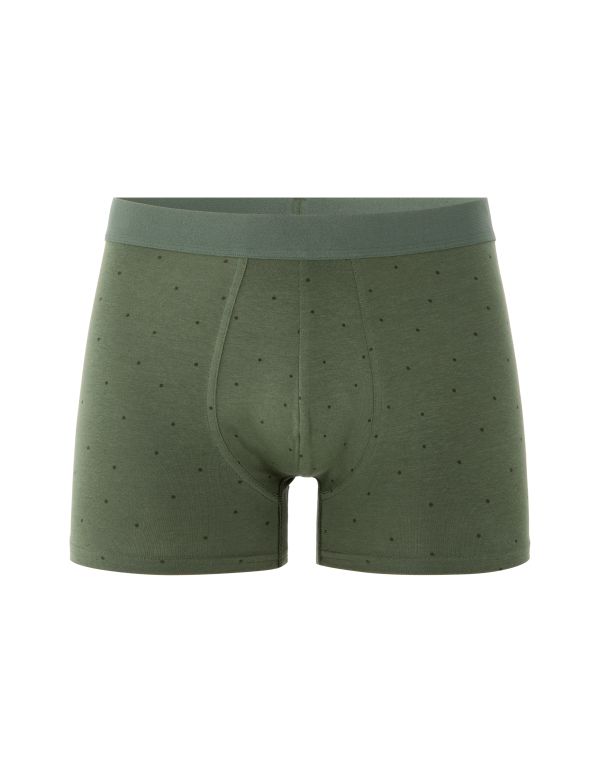 Boxer à motifs pois - vert