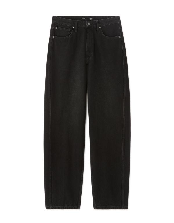 Jean barrel 100% coton - noir
