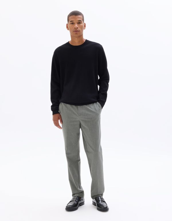 Pantalon smart bi-stretch - gris