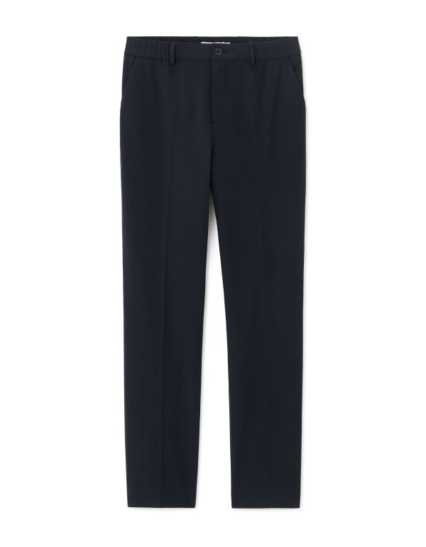 Pantalon smart bi-stretch - bleu marine