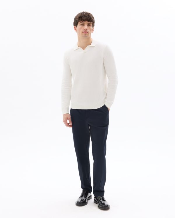 Pantalon smart bi-stretch - bleu marine