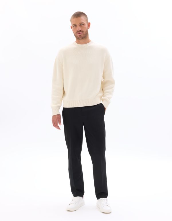 Pantalon smart bi-stretch - noir