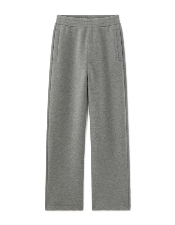 Pantalon de jogging oversize en scuba - gris