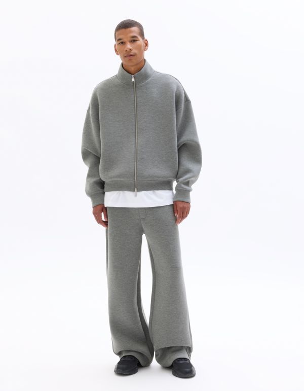 Pantalon de jogging oversize en scuba - gris