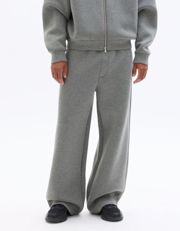 Pantalon de jogging oversize en scuba - gris
