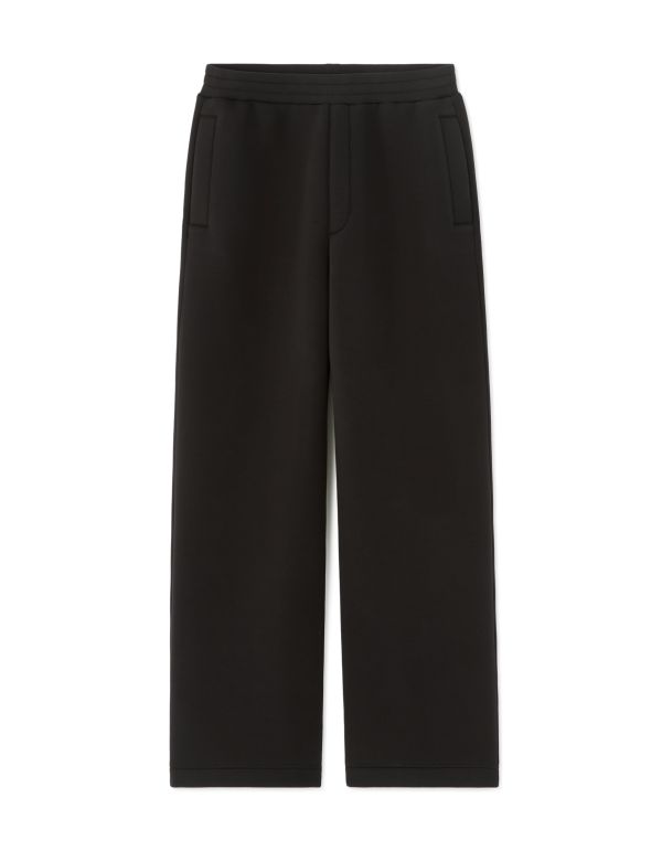 Pantalon de jogging oversize en scuba - noir