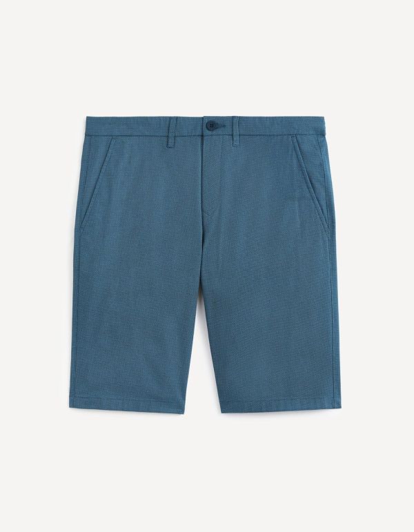 Bermuda chino coton majoritaire