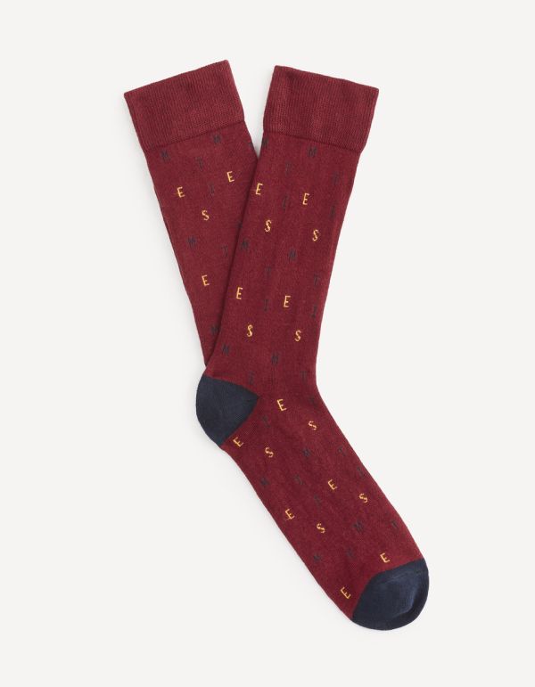 Chaussettes hautes en coton premium supima