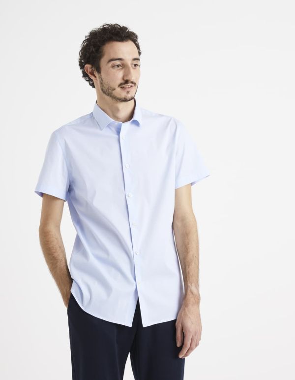 Chemise slim coton majoritaire