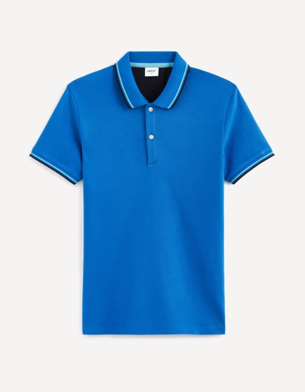 Polo piqué coton majoritaire