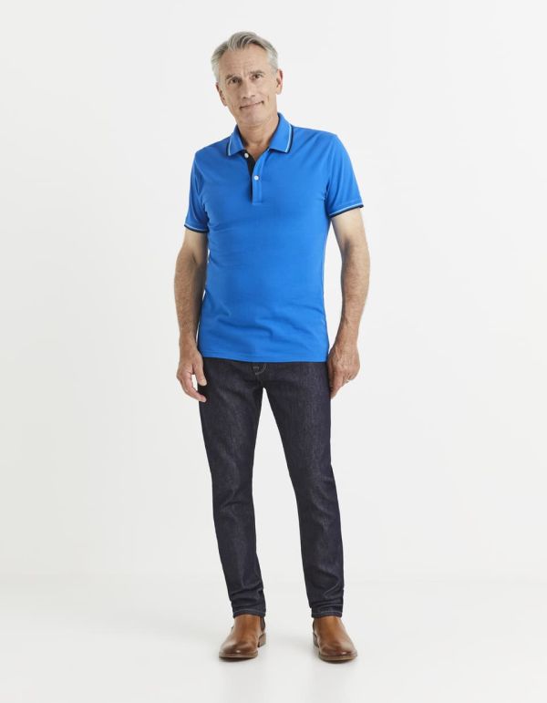 Polo piqué coton majoritaire