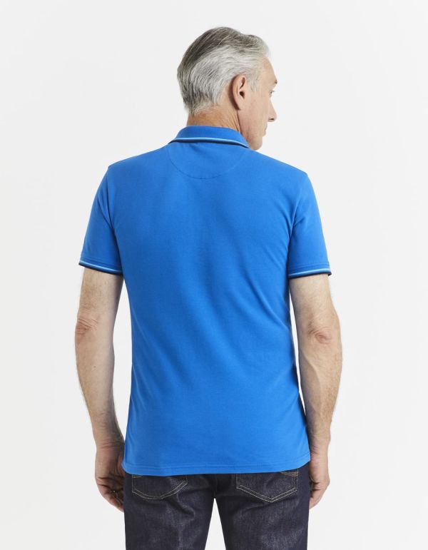 Polo piqué coton majoritaire