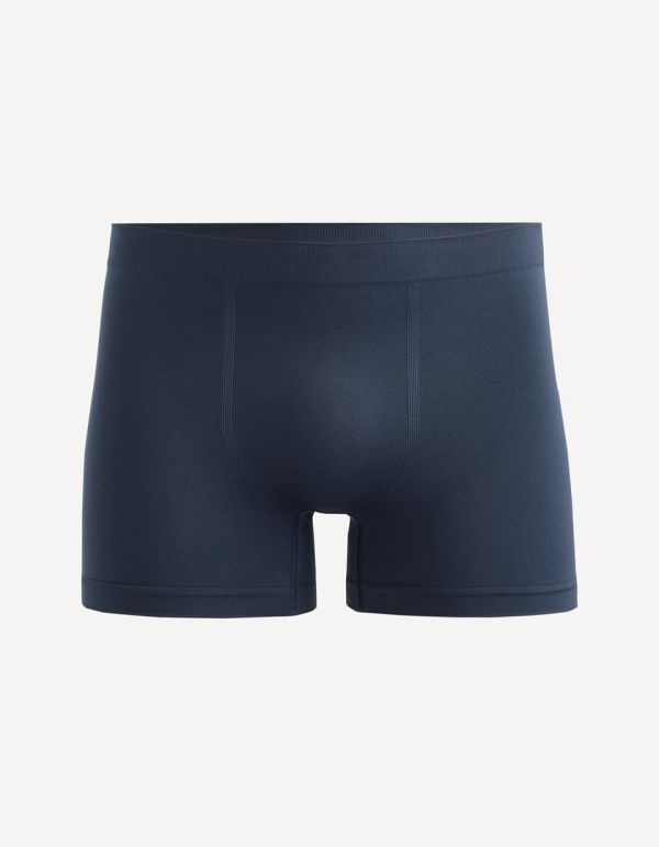 Boxer en microfibre sans couture uni