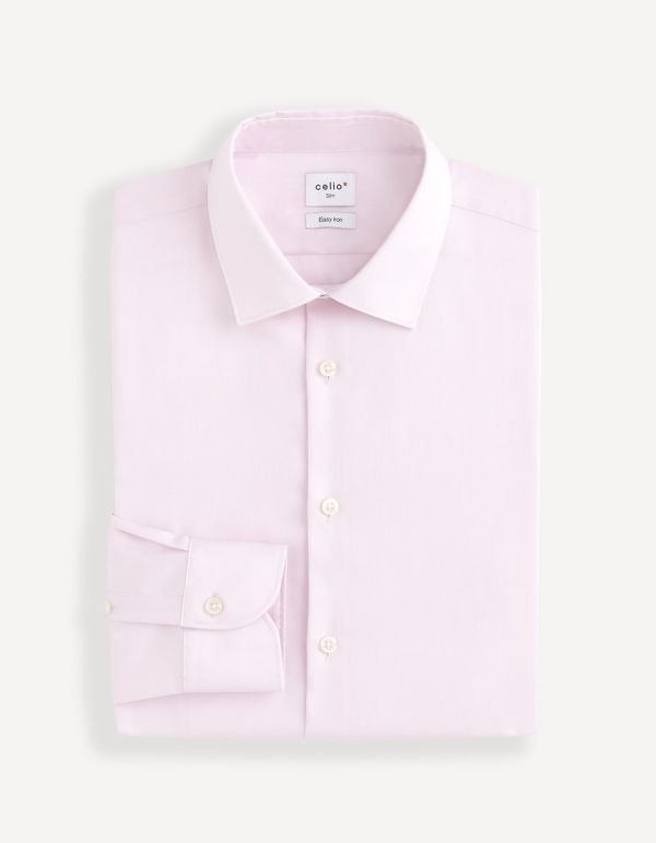 Chemise slim repassage facile