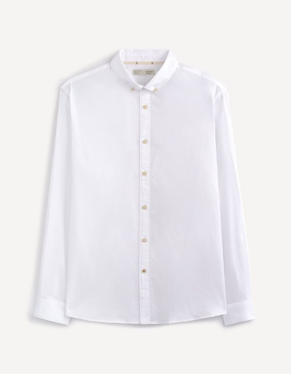 Chemise slim pinpoint