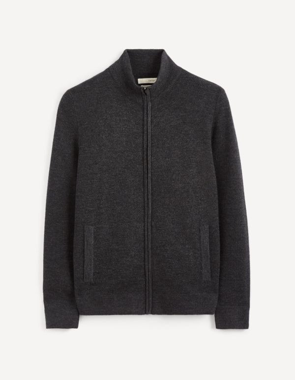 Cardigan 50% laine mérinos