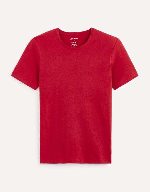 T-shirt slim 100% coton chiné