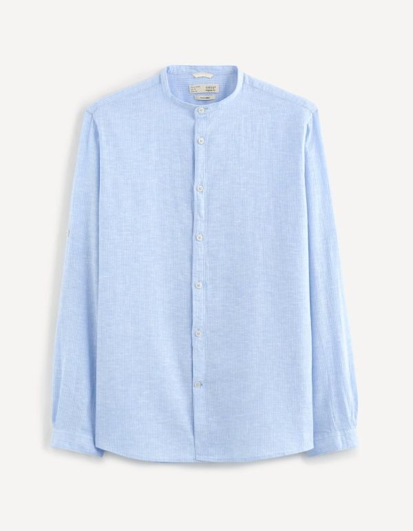 Chemise regular lin / coton