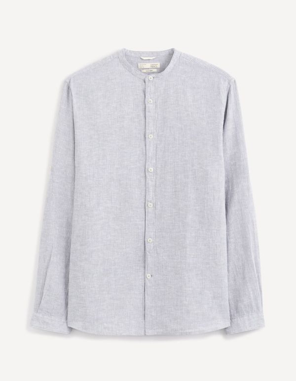 Chemise regular lin / coton