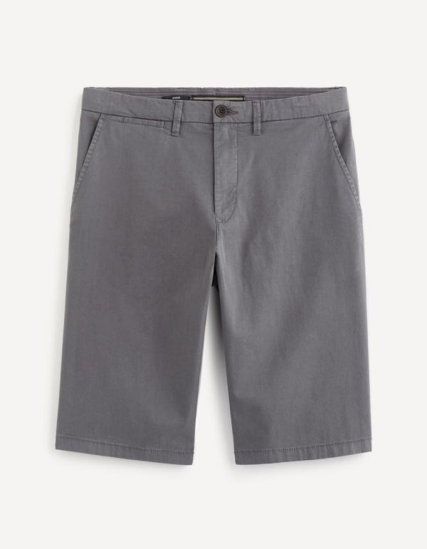 Bermuda chino coton stretch