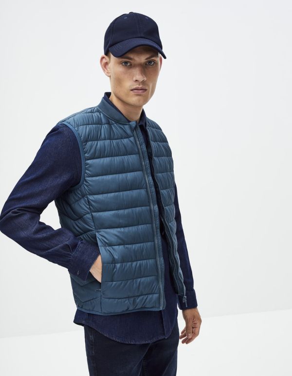 Doudoune light sans manches déperlante