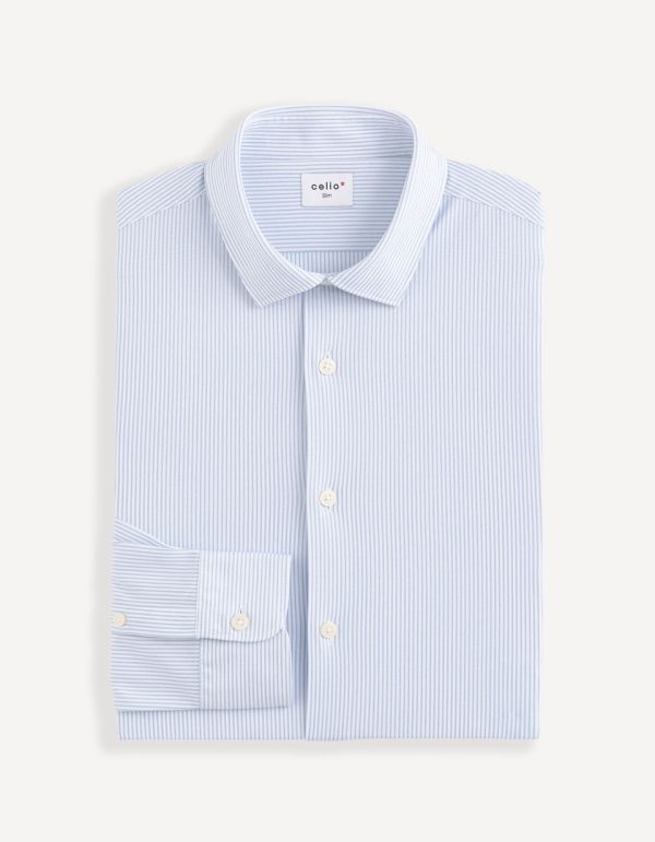 Chemise slim en maille