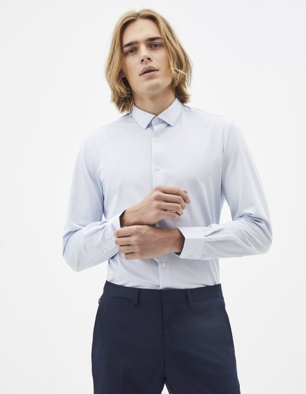 Chemise slim en maille