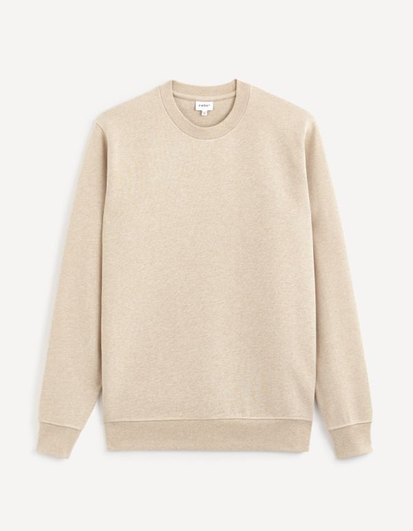 Sweat col rond 100% coton