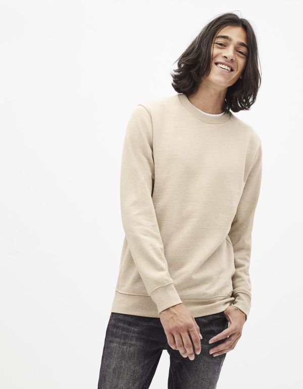Sweat col rond 100% coton