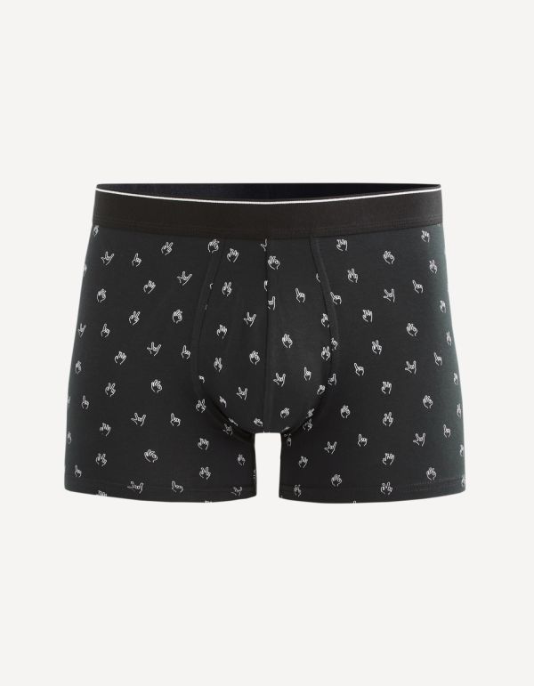 Boxer en coton premium supima mains