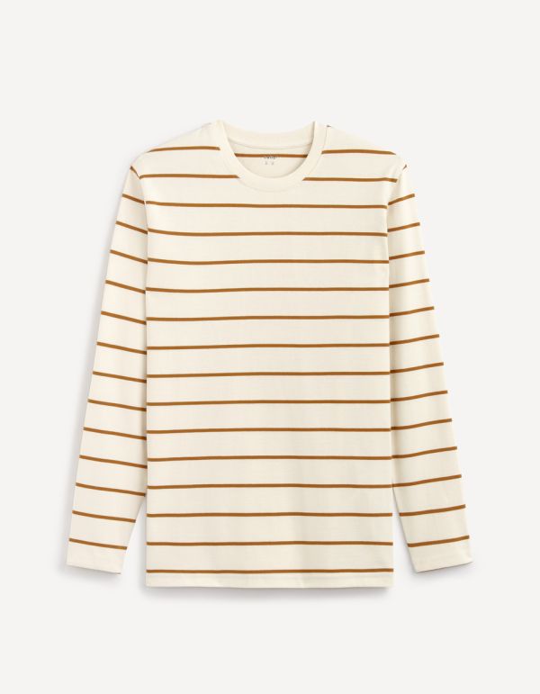 T-shirt 100% coton marinière