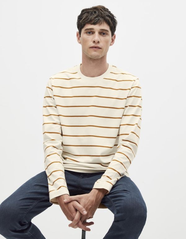 T-shirt 100% coton marinière