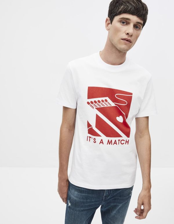 T-shirt col rond 100% coton