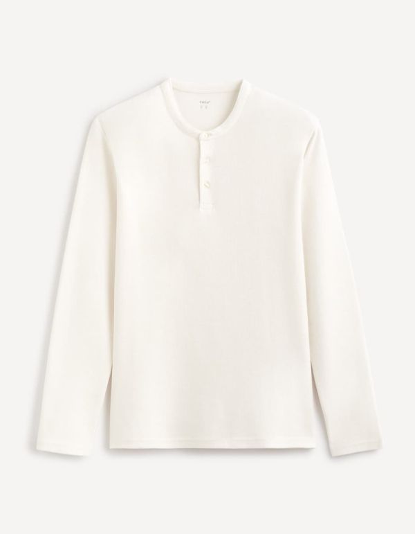 T-shirt col rond coton mélangé