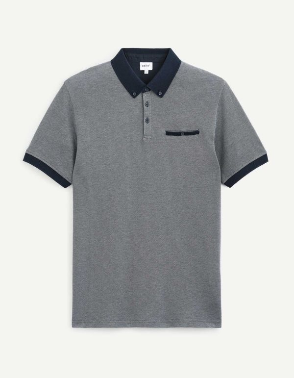 Polo coton mélangé