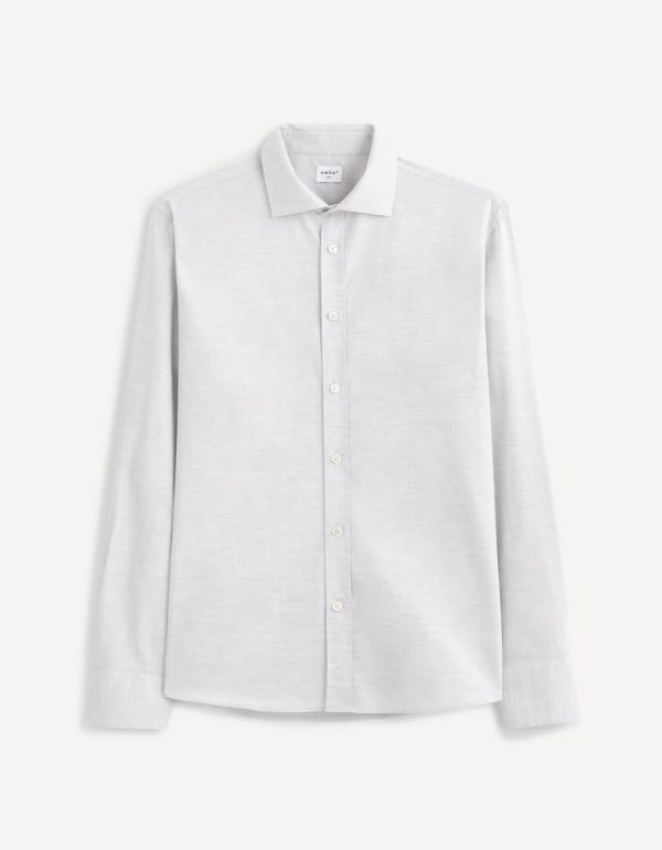 Chemise slim 100% coton