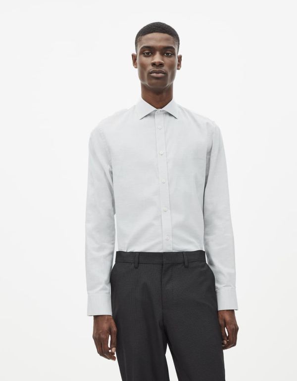 Chemise slim 100% coton